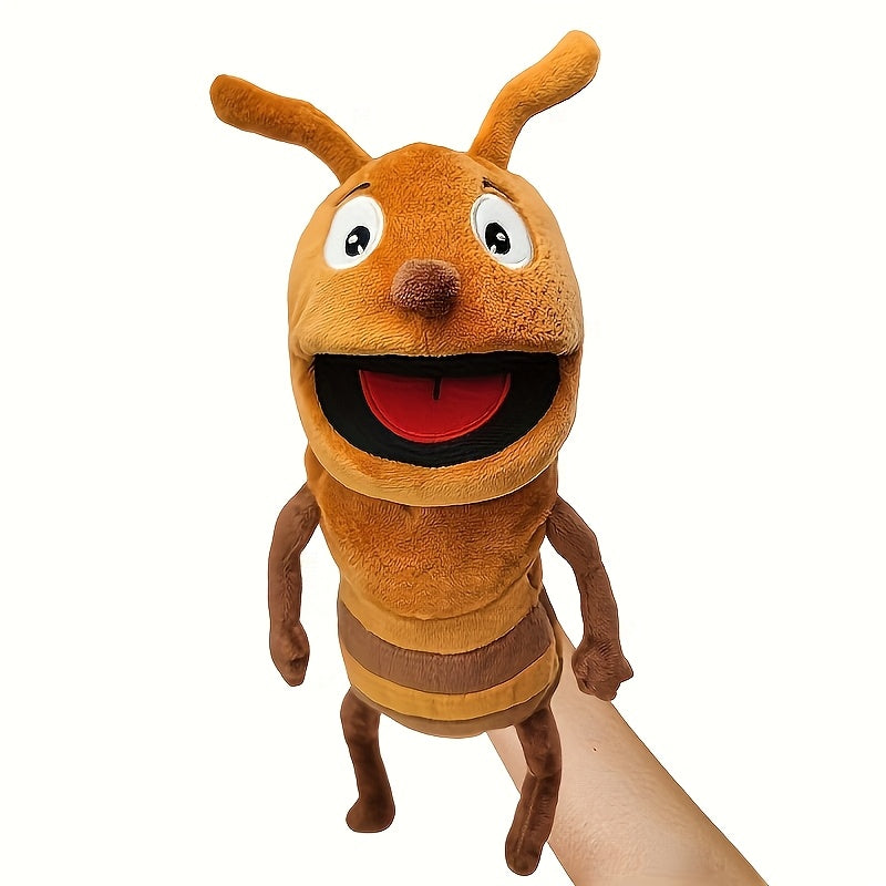 Hand Puppet Insect Toys for Kids Plush Finger Puppet Halloween Decor