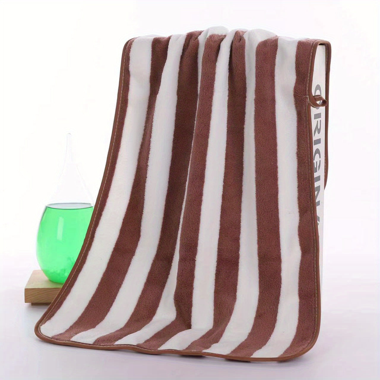 Soft Striped Hand Towel Quick Drying Absorbent Towel