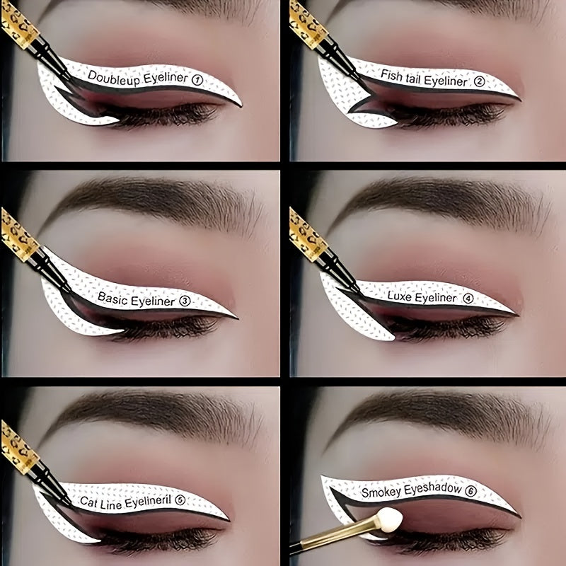 Professional Eyeliner Stencil Eyeshadow Stencil Set 4 Styles