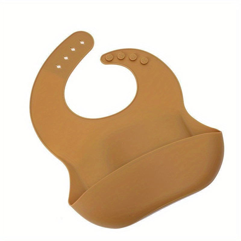 Waterproof Silicone Baby Bib with Food Catcher