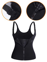 Tummy Control Shapewear Tank Top Zipper Open Bust Corset