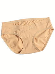 Breathable Low Waist Maternity Panties U-shaped Belly Support