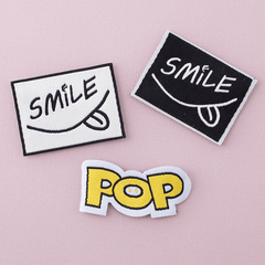3PCS DIY 3D Letter Decoration Patches For Girls - Sew/Iron On Functional Patches
