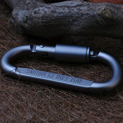 Aluminum D-shaped Carabiner Lock for Outdoor Camping