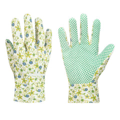 Women Gardening Gloves PVC Grip Dots