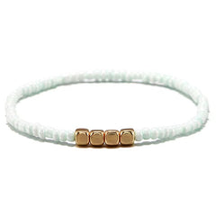 Boho Style Rice Beads Multicolor Bracelet