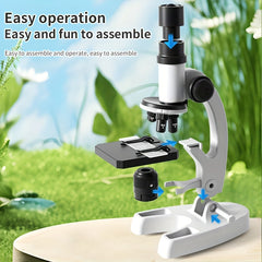 Build-Your-Own Scientific Microscope Kit with Parts List for Learning