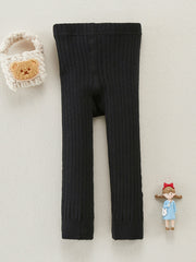 Girls Cotton Solid Leggings Stretch Dress Bottoms For Winter Baby Kids Clothes