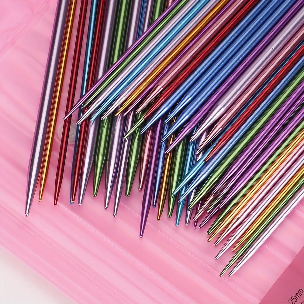 Stainless Steel DPN Set 0-3.0, Straight Sock Needle