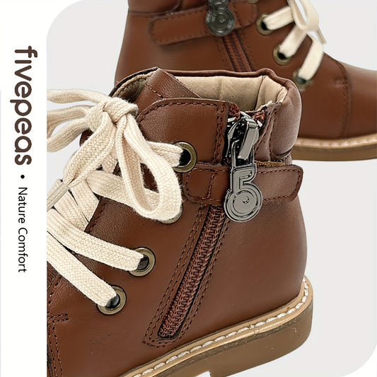 Girls Ankle Lace Up Boots Non Slip Comfortable Indoor Outdoor Travel