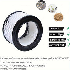 Craftsman General Purpose Vacuum Filter 17810 Replacement