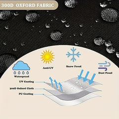 Waterproof Snowmobile Storage Cover Universal Fit 420D Oxford Fabric