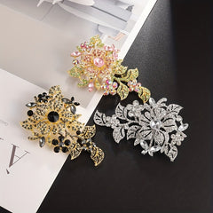 Gorgeous Flower Brooch Men's Party Prom Costume Accessories