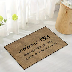 Cobblestone Welcome Home Entrance Door Mat Non Slip Kitchen Hallway Area Rug