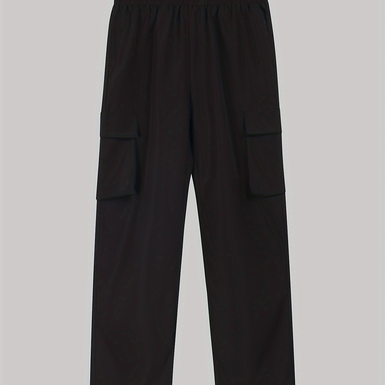  Wide Leg Cargo Trousers With Pockets