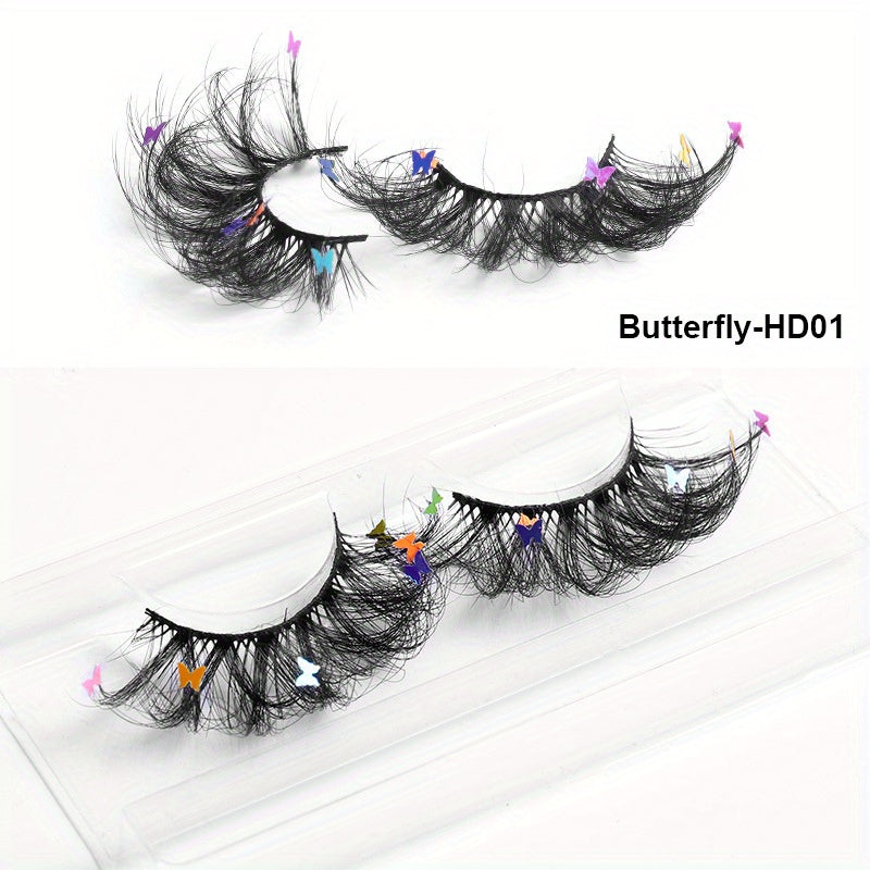 Fluffy Butterfly False Eyelashes Volume Messy and Curly Lashes