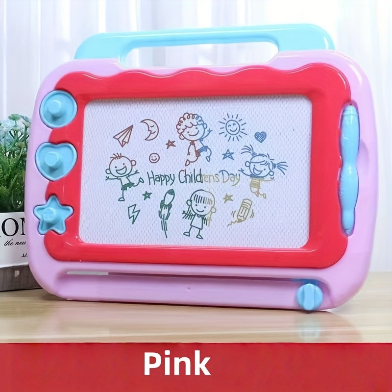 Large Magnetic Drawing Board for Kids with Magnetic Wand