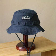 Foldable Outdoor Sunshade Boonie Hat Breathable Cotton Cowboy Hat