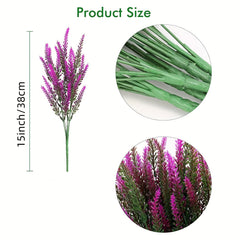 Romantic Lavender Plastic Flower Bouquet