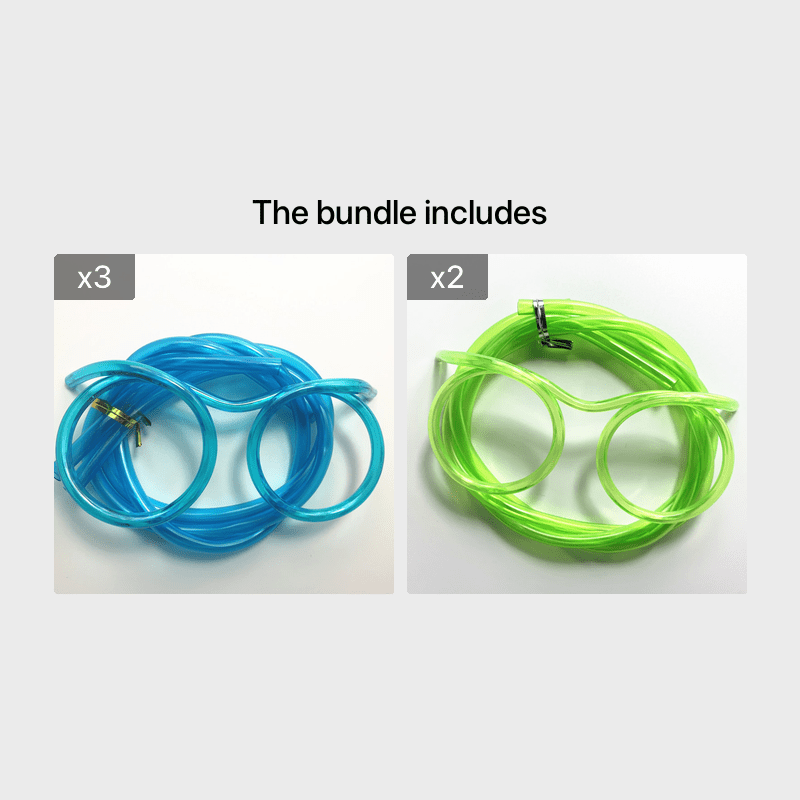 1pc Novelty Reusable Straw Glasses For Teens Party Birthday