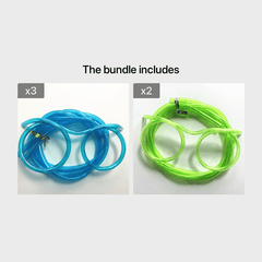 1pc Novelty Reusable Straw Glasses For Teens Party Birthday