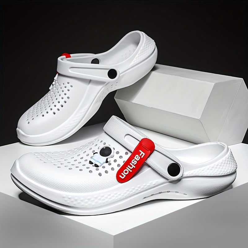 Women's Flat Clogs Sandals Adjustable Strap Non Slip Outdoor Beach Slippers