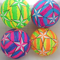 Rainbow Sports Balls Set - Playground Ball Basketball Soccer Kickball Inflatable