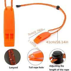 First Aid Survival Whistle Dual Frequency Outdoor Camping H
