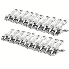 5pcs XL Stainless Steel Clothes Pegs Windproof Quilt Drying Racks Clip Rin