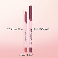 12pcs Lip Liner Set Pink & Cream Shades Natural Look All Skin Types Red Tones