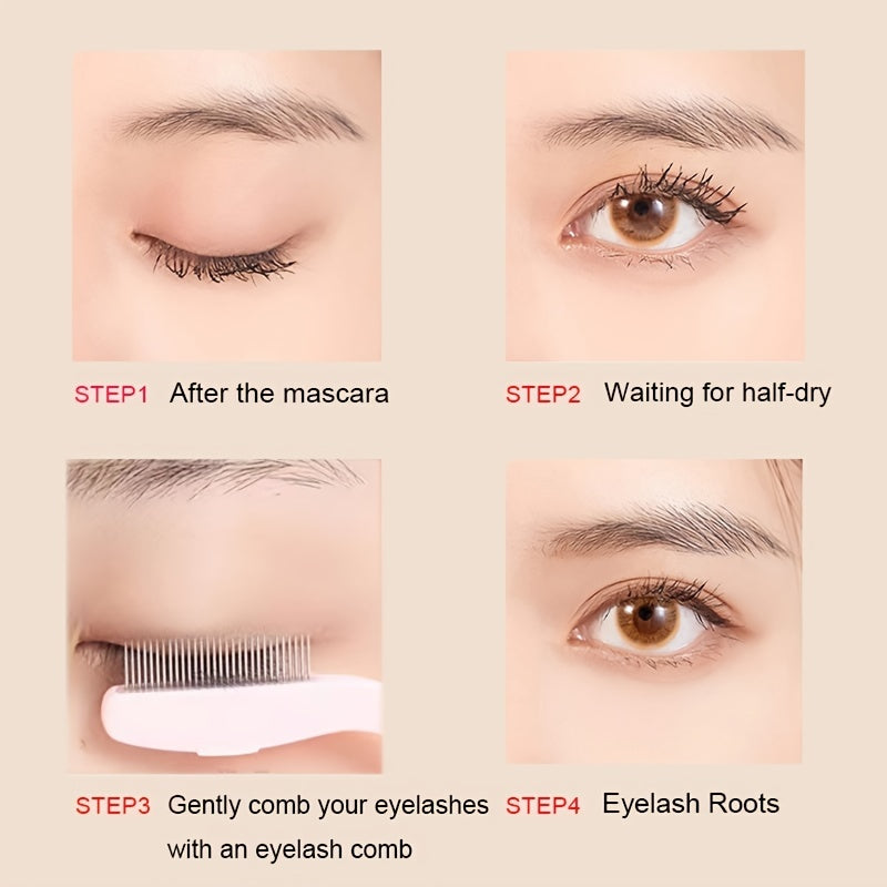 Metal Teeth Eyelash Comb for Defined Lashes
