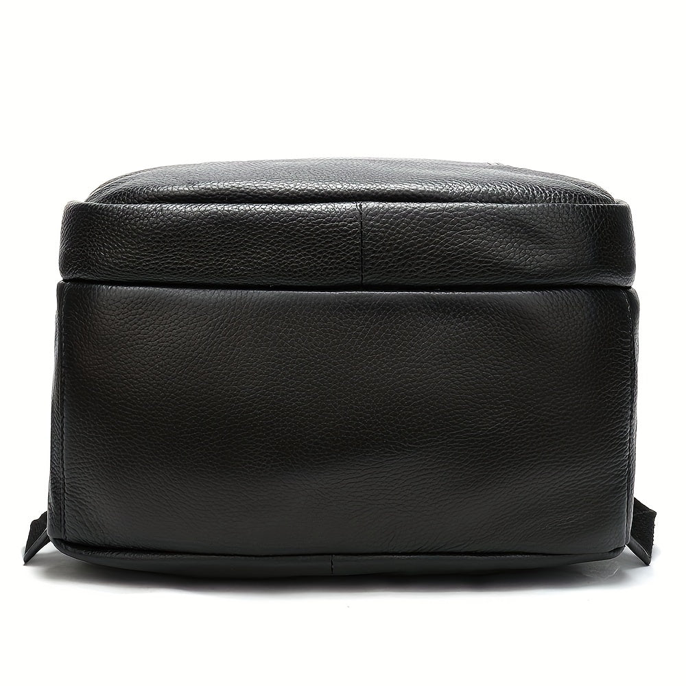 Men's Leather Backpack Large Capacity Travel Backpacks