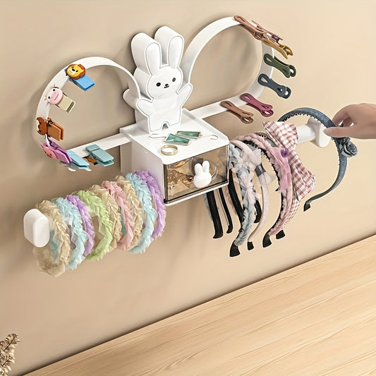Hairband Storage Wall Mounted Organizer Rack Hairpin Display Stand