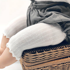 Baby Girls Cotton Mesh Breathable Pantyhose Solid Pants Tights Leggings