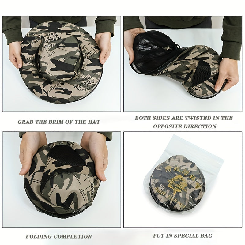 Foldable Protective Hat for Outdoor Activities
