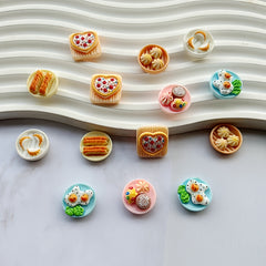 13pcs Miniature Dessert Set Resin Food DIY House Decor Toy Accessory
