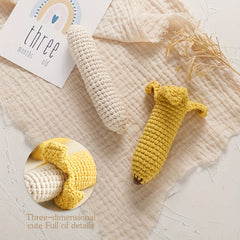 Fruit Crochet Rattle Bell Toy for Babies