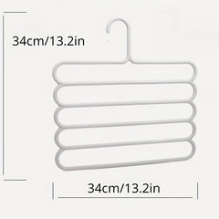 5-Layer Anti-Slip Pant Rack for Wardrobe