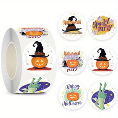 500pcs Halloween Happy Animals Stickers