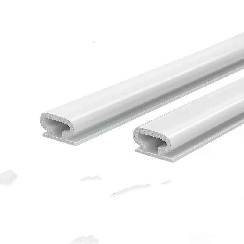 1pc Silicone Rubber Sealing Strip Door Window Weather Stripping Self-adhesive