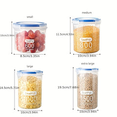 1pc Clear Food Storage Box Plastic Grain Storage Box Moisture proof