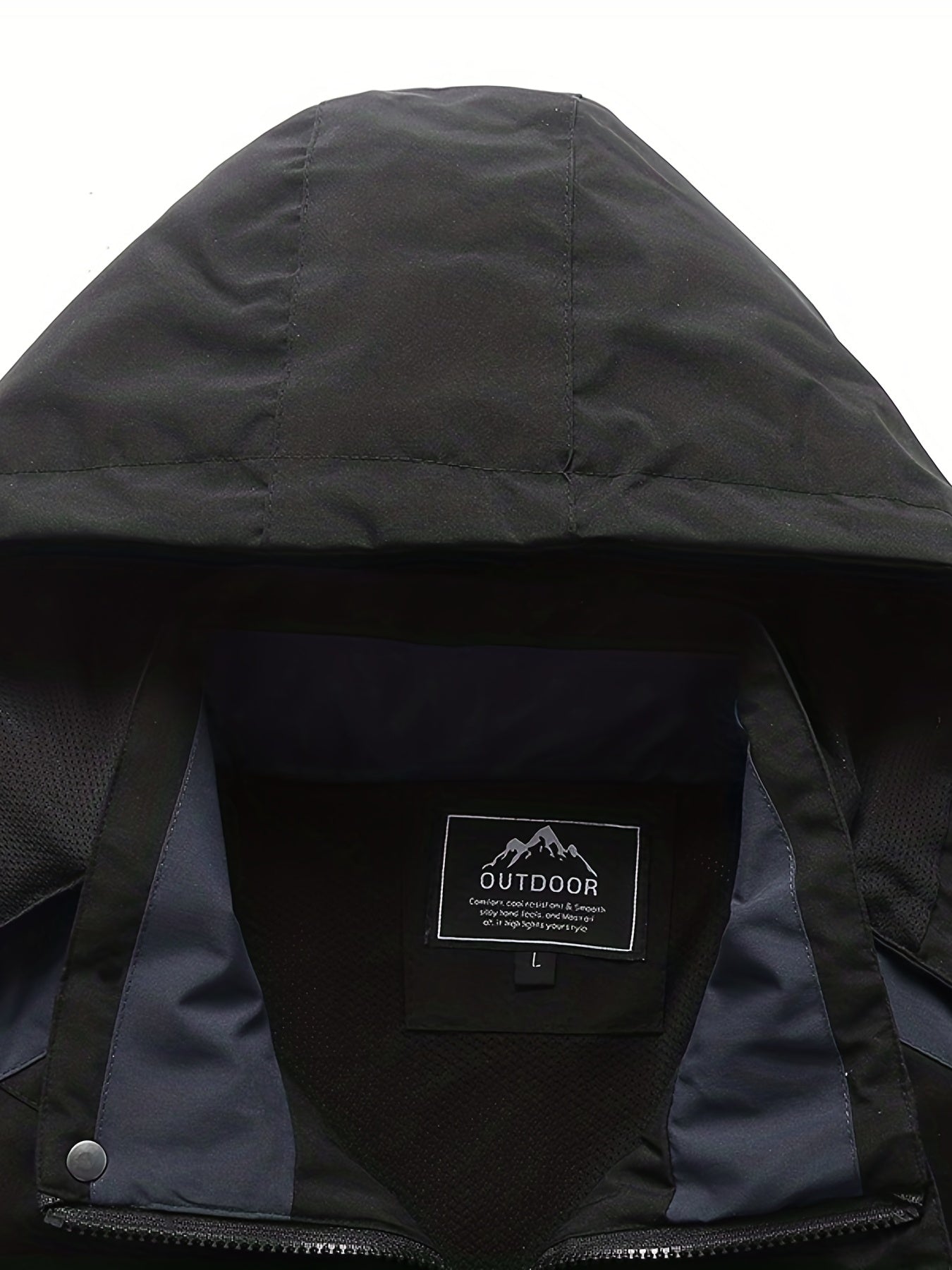 Men's Casual Waterproof Windbreaker Jacket Coat for Outdoors Hiking
