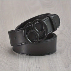 Leather Belt Smooth Buckle Men's Versatile 69 Belt