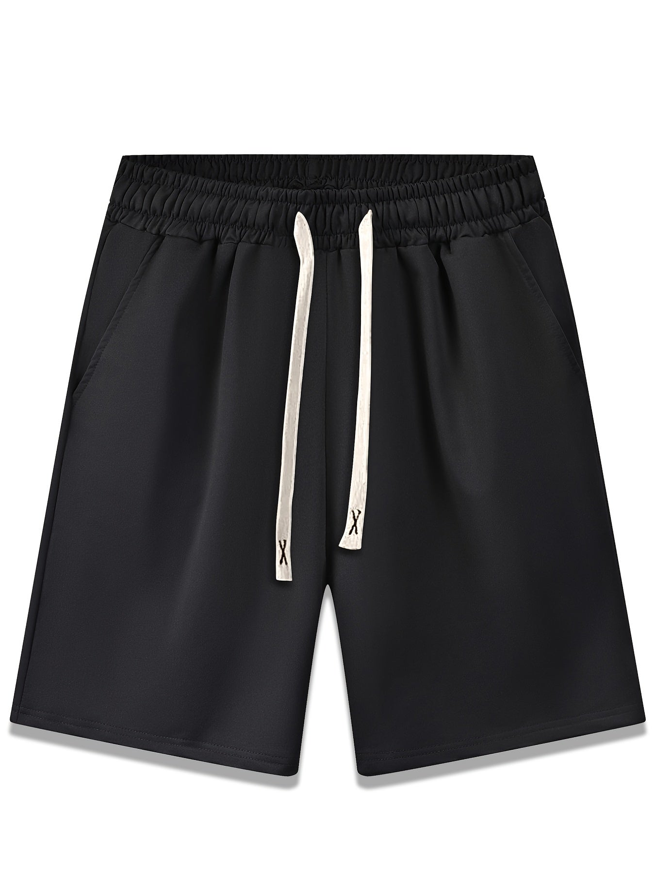 Men's Casual Shorts Elastic Waist Workout Short Pants