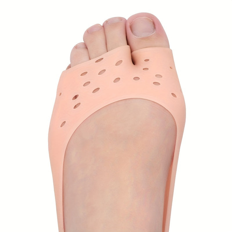 Open Toe Socks with Silicone for Foot Moisturizing