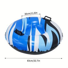1pc Inflatable Skiing Ring Winter Outdoor Inflatable Skiing Cushion