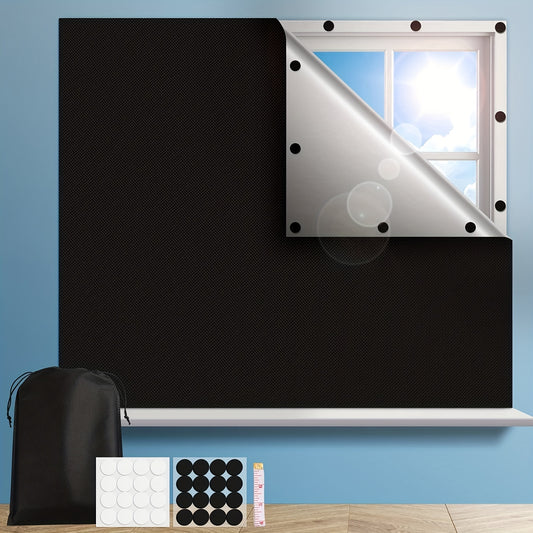 Portable Blackout Shades Blinds w/ Tapes Travel Window Curtains