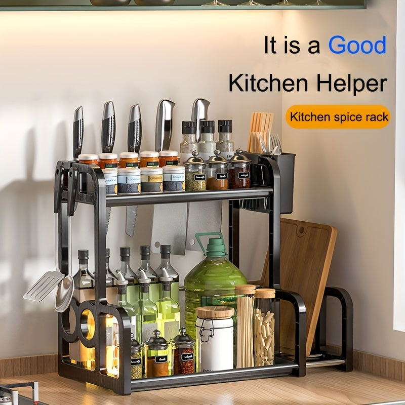Spice Dressing Board Organizer Rack Rest Cutlery Kitchen Tool Acces