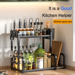 Spice Dressing Board Organizer Rack Rest Cutlery Kitchen Tool Acces