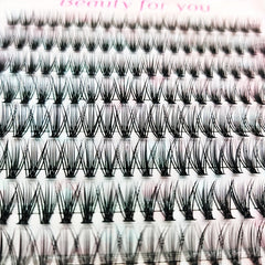 Cluster Eyelashes Natural Soft False Eyelashes Premade Spiky Curling Lashes